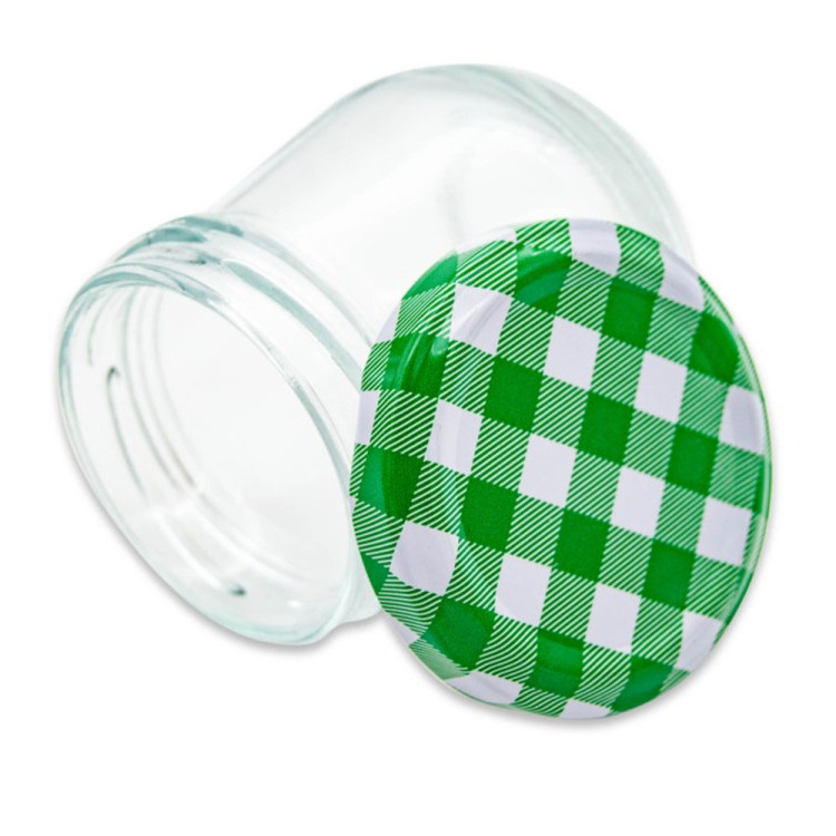 Słoiki baryłkowe na przetwory 200 ml zestaw 8 sztuk weki z pokrywkami TR-GJ-200