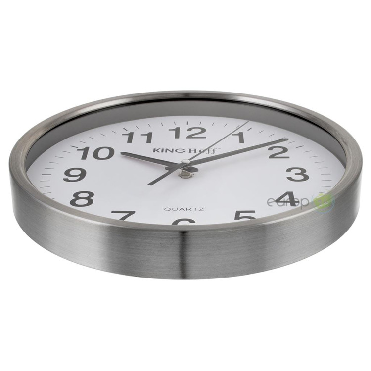 Zegar ścienny KingHoff KH 5025 cichy nowoczesny 30cm Zegar ścienny KingHoff KH 5025 cichy nowoczesny 30cm