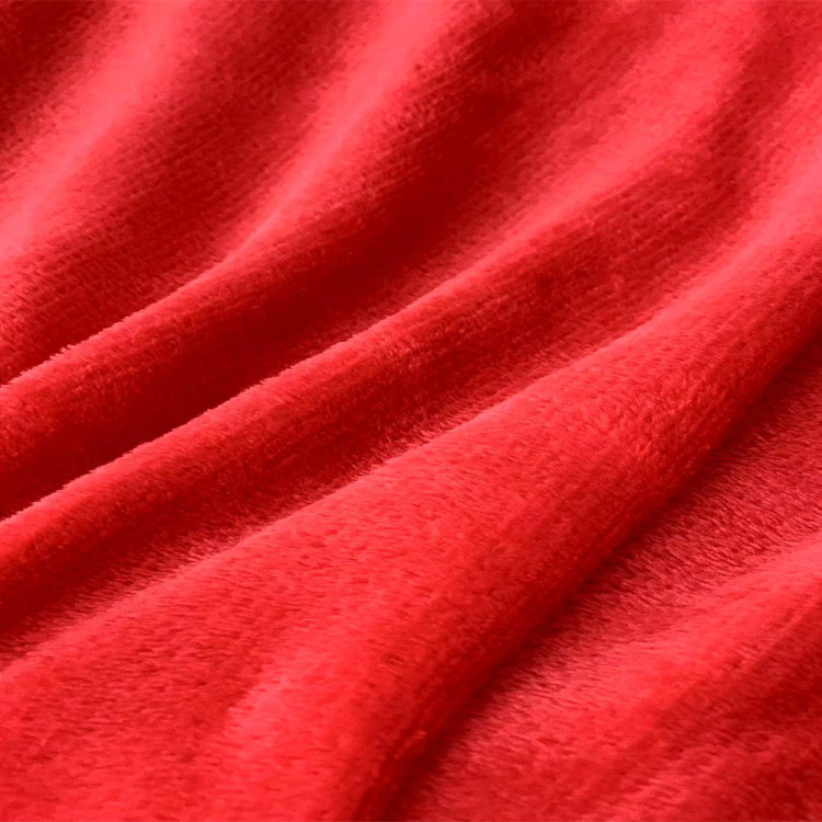 Koc 160x200 cm mikrofibra Cotton World miękki ciepły pled narzuta na łóżko czerwony