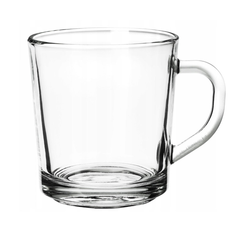 Kubek przezroczysty szklanka Galicja Edit 250 ml zestaw 12 szklanek