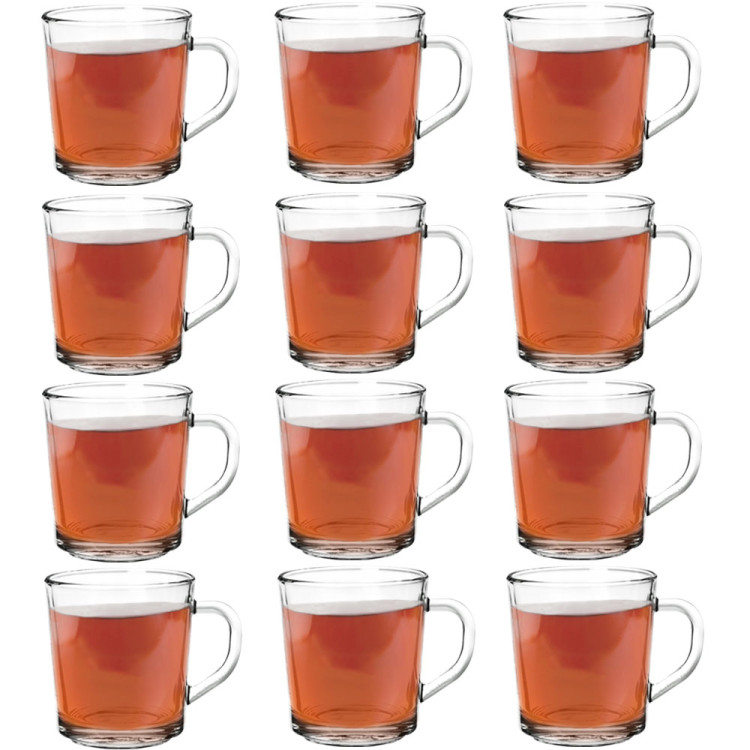 Kubek przezroczysty szklanka Galicja Edit 250 ml zestaw 12 szklanek