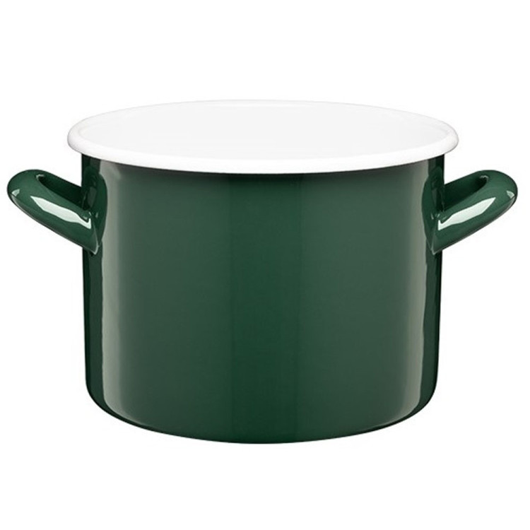 Garnek emaliowany 4.4 L prosty 20 cm  Galicja Gordon 29307 zielony