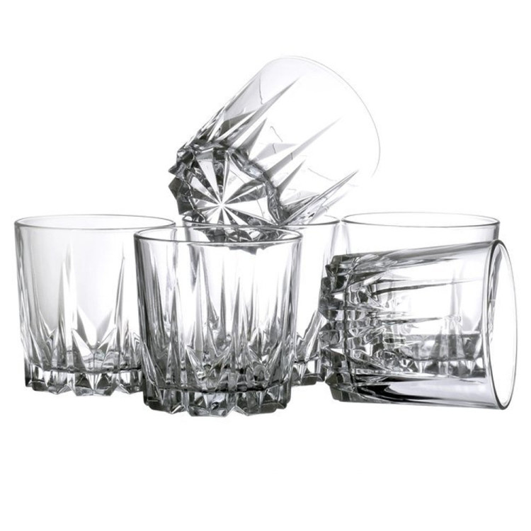 Szklanki do whisky drinków Pasabahce Karat 300 ml zestaw 6 szklanek
