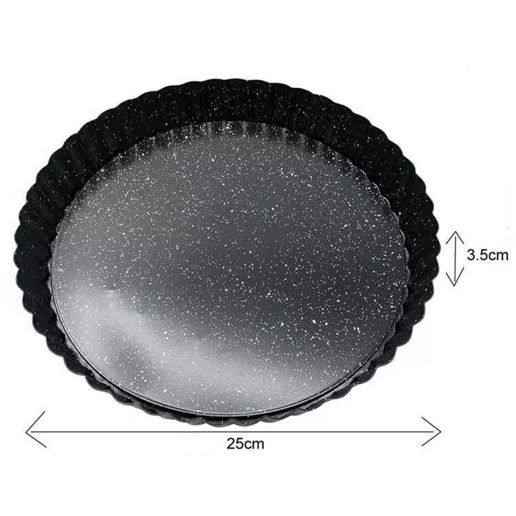 Forma do tarty 25 cm blacha do pieczenia z wyjmowanym dnem Kinghoff KH 1769