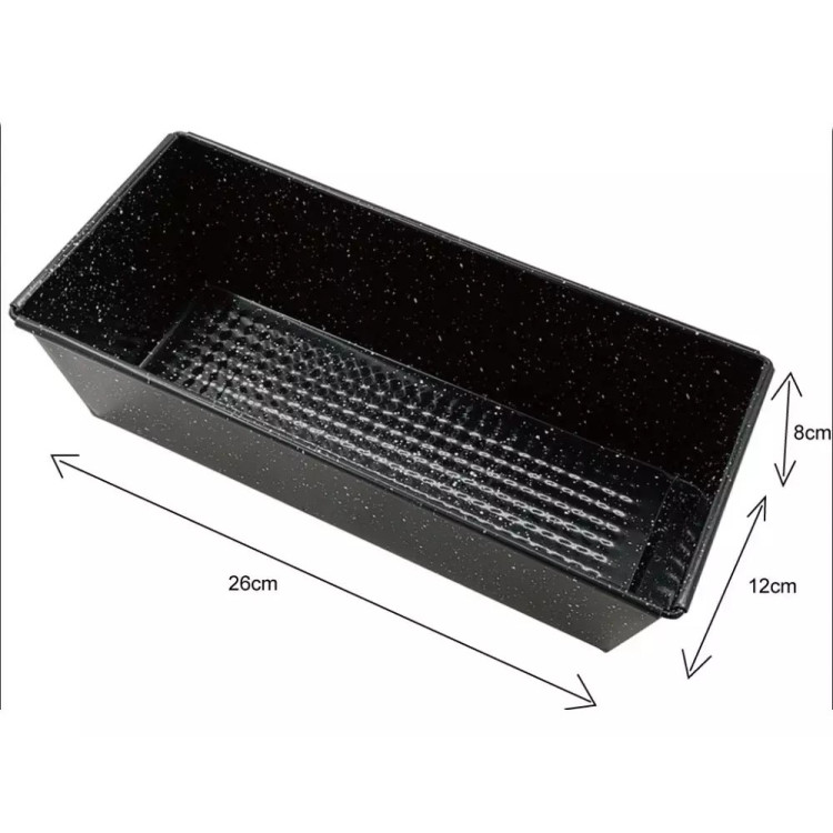 Blacha do ciasta 26x12 cm forma z powłoką nieprzywierającą keksówka Kinghoff KH 1771
