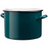 Garnek emaliowany 7 L prosty 24 cm Galicja Gusto 27127 ciemny turkus