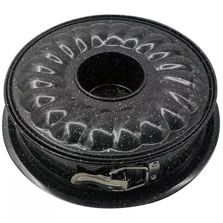 Tortownica + wkład do babki okrągła 26 cm blacha do pieczenia z powłoką nieprzywierającą forma do ciasta Kinghoff KH 1779