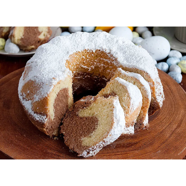 Tortownica + wkład do babki okrągła 26 cm blacha do pieczenia z powłoką nieprzywierającą forma do ciasta Kinghoff KH 1779