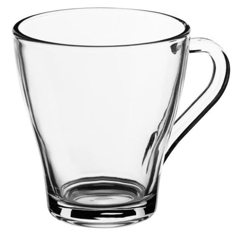 Kubek przezroczysty szklanka Galicja Lili 250 ml zestaw 6 szklanek