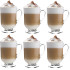 Szklanki z uchem 310 ml Altom Werona kubki do herbaty kawy latte macchiato komplet 6 sztuk