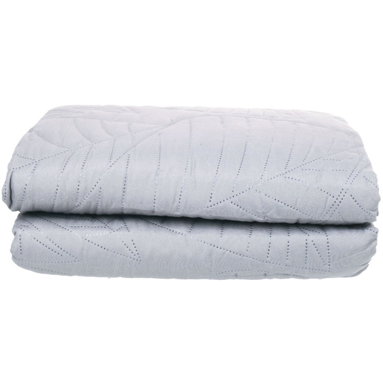 Narzuta pikowana 220x200 cm Cotton World jasno-szary 2620
