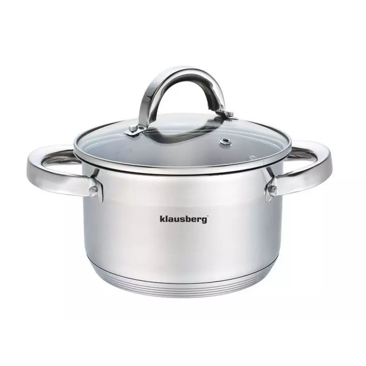 Garnek stalowy mały nierdzewny 1.8L Klausberg KB-7122 indukcja gaz