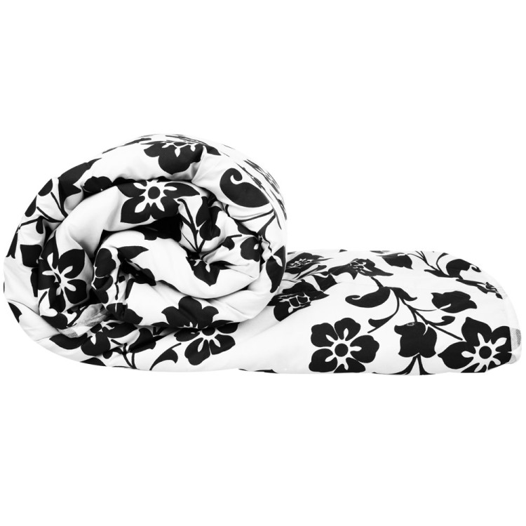 Kołdra 140x200 całoroczna mikrofibra monstera w zestawie z 1 poduszką 70x80 cm antyalergiczna