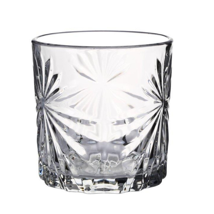 Szklanki do napojów drinków 300 ml Galicja Flower 21529 zestaw 6 szklanek