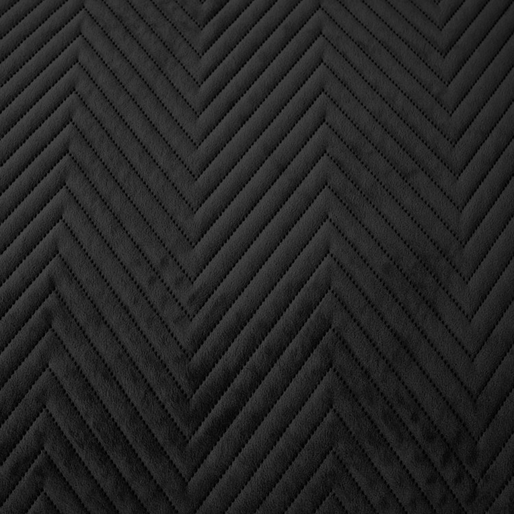 Narzuta 220x240 na łóżko pikowana velvet Cotton World czarna 2624