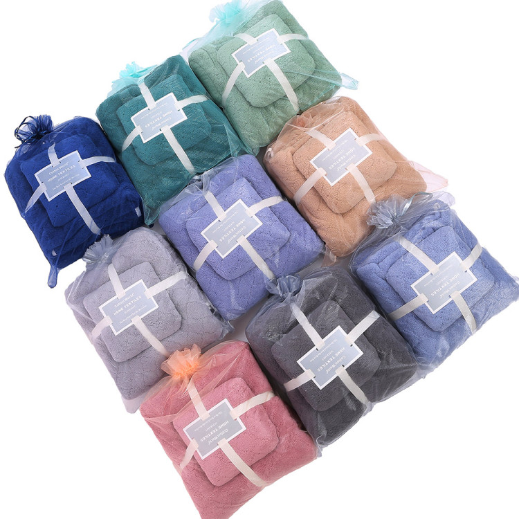 Ręczniki kąpielowe 70x140 i 35x75 cm Cotton World zestaw 2 ręczników różowe