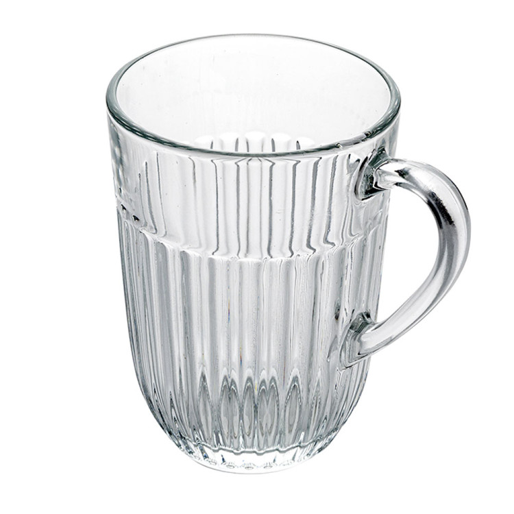 Szklanki do kawy herbaty z uchem 380 ml Florina Comet komplet 6 sztuk
