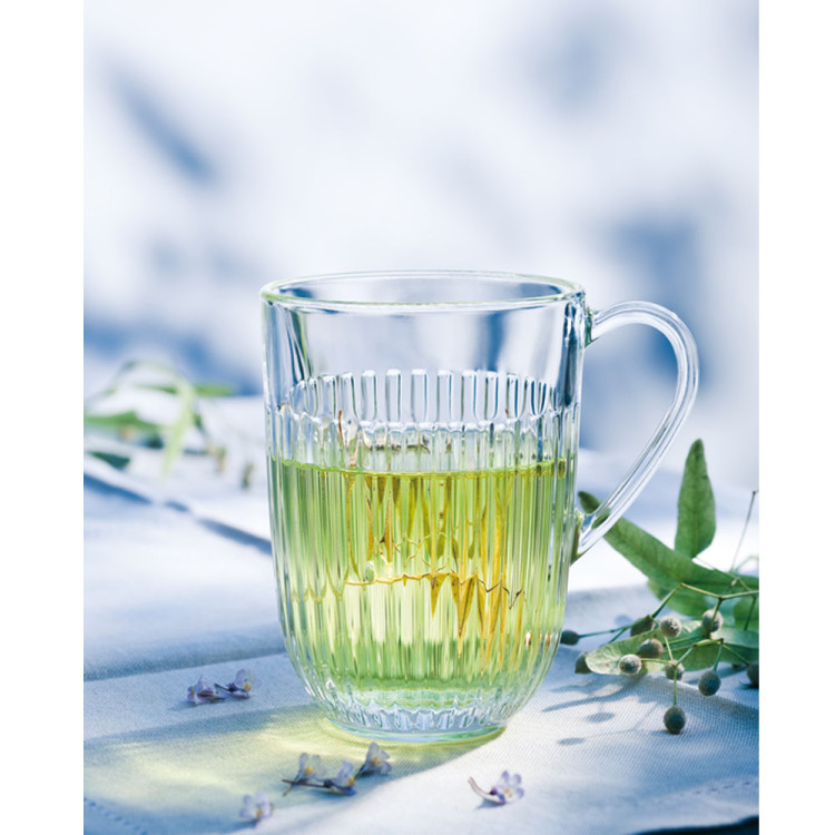 Szklanki do kawy herbaty z uchem 380 ml Florina Comet komplet 6 sztuk