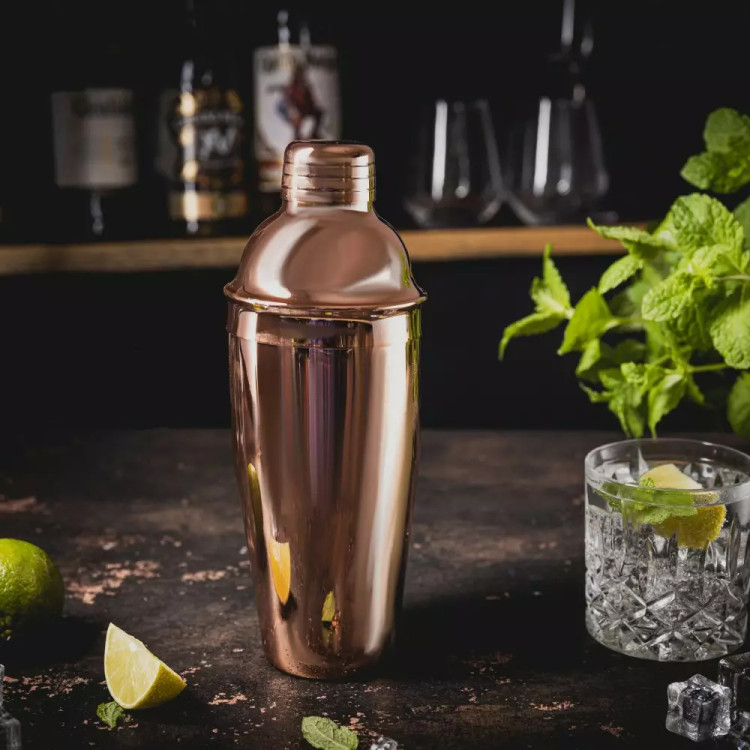 Shaker do koktajli 750 ml Klausberg KB 7650 barowy shaker do drinków kolor miedzi