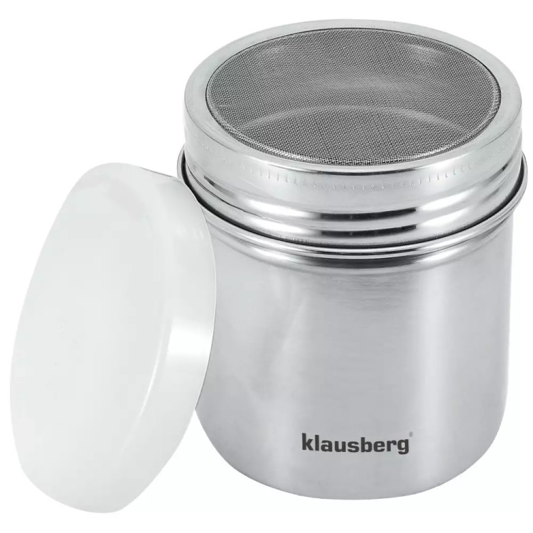 Shaker do cukru 260 ml dozownik sitko do produktów sypkich Klausberg KB-7645