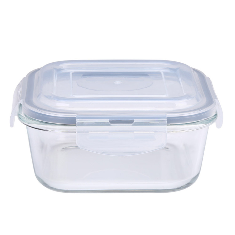 Zestaw 3 pojemników szklanych lunchbox Glasmark Store 1150/600/300 ml żaroodporne