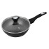 Patelnia głęboka z pokrywką 18 cm mała Krisberg KR 2676 powłoka marmurkowa indukcyjna gaz
