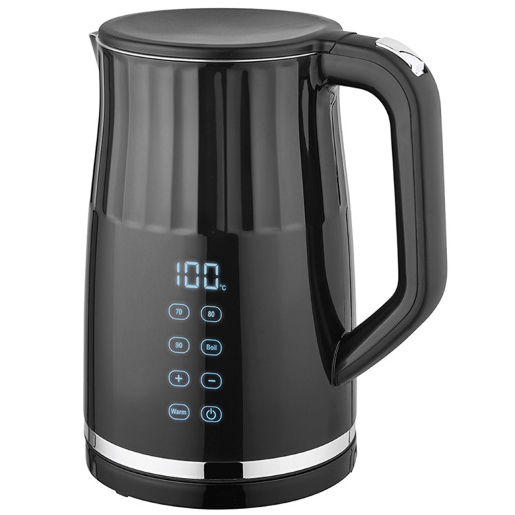 Czajnik elektryczny z regulacją temperatury metalowy wkład Botti Electronic Marvel 1,7L 2200W czarny