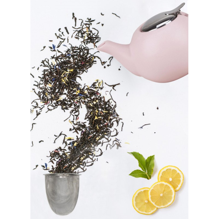 Dzbanek z zaparzaczem 750 ml imbryk grafit Tragar Bella Fiore A-336