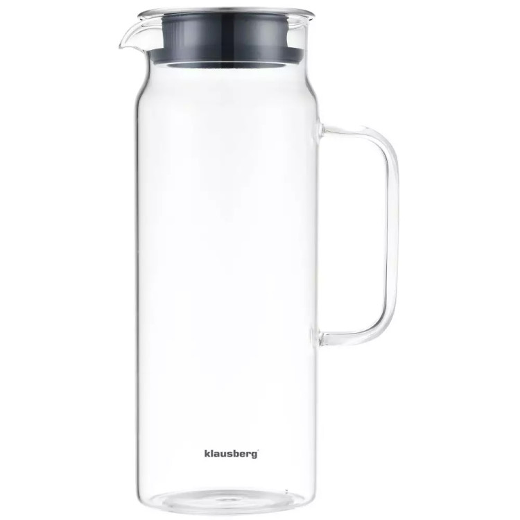 Dzbanek szklany ze stalową pokrywką 1.5L Klausberg KB 7687