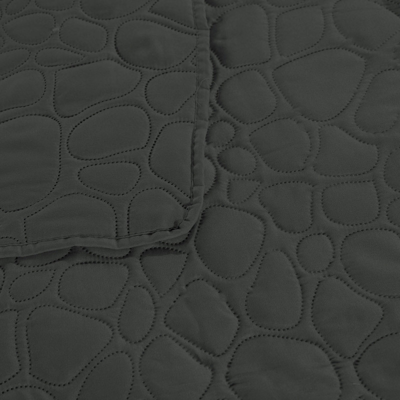 Narzuta na łóżko pikowana 170x210 cm Cotton World szara 2616