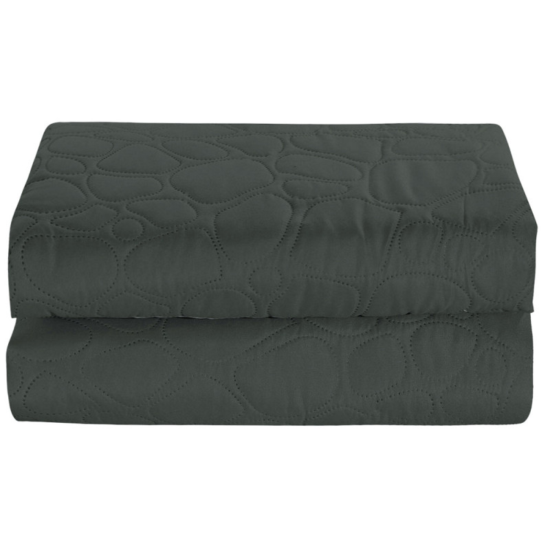Narzuta na łóżko pikowana 170x210 cm Cotton World szara 2616