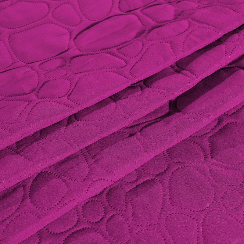 Narzuta na łóżko pikowana 170x210 cm Cotton World fuksja 2664