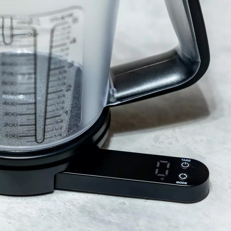 Elektroniczna waga kuchenna z kubkiem pomiarowym 1.5L Kinghoff KH 1829 do 5kg dokładność do 1g