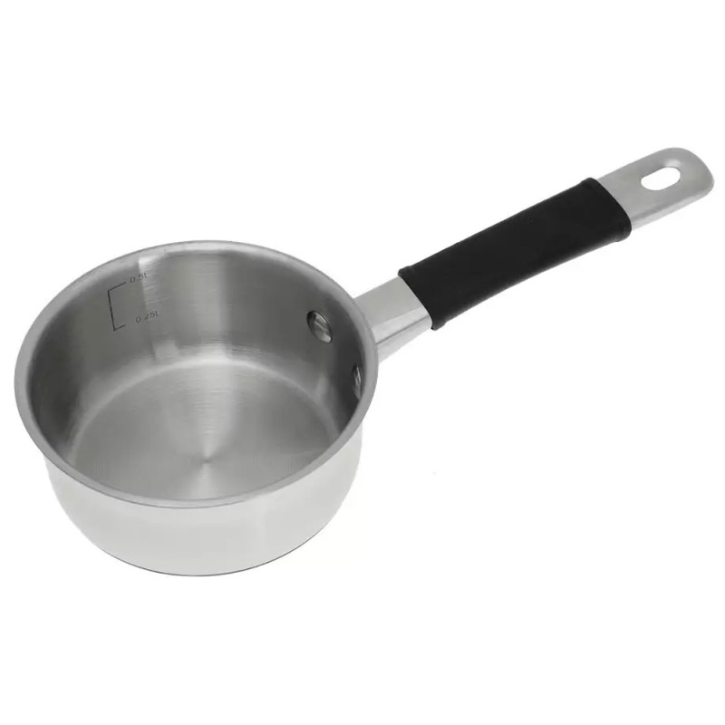 Rondel 0.5 L garnek stalowy 12 cm Kinghoff KH-1253 z pokrywką na indukcję