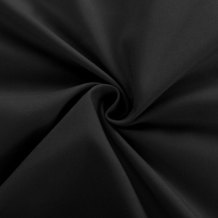Pościel z falbanką 140x200 mikrofibra Cotton World 2 części 2589 czarna