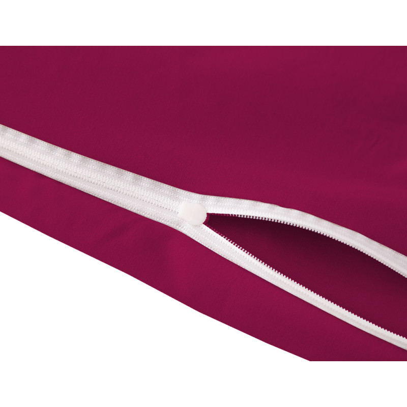 Pościel z falbanką 140x200 mikrofibra Cotton World 2 części 2591 fioletowa