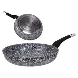 Patelnia marmurowa Edenberg EB 4124 Indukcyjna 24 cm powłoka granitowa