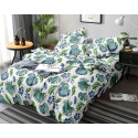 Pościel 140x200 bawełna satynowa Cotton World gruba 2 części 919 liście monstera jungle