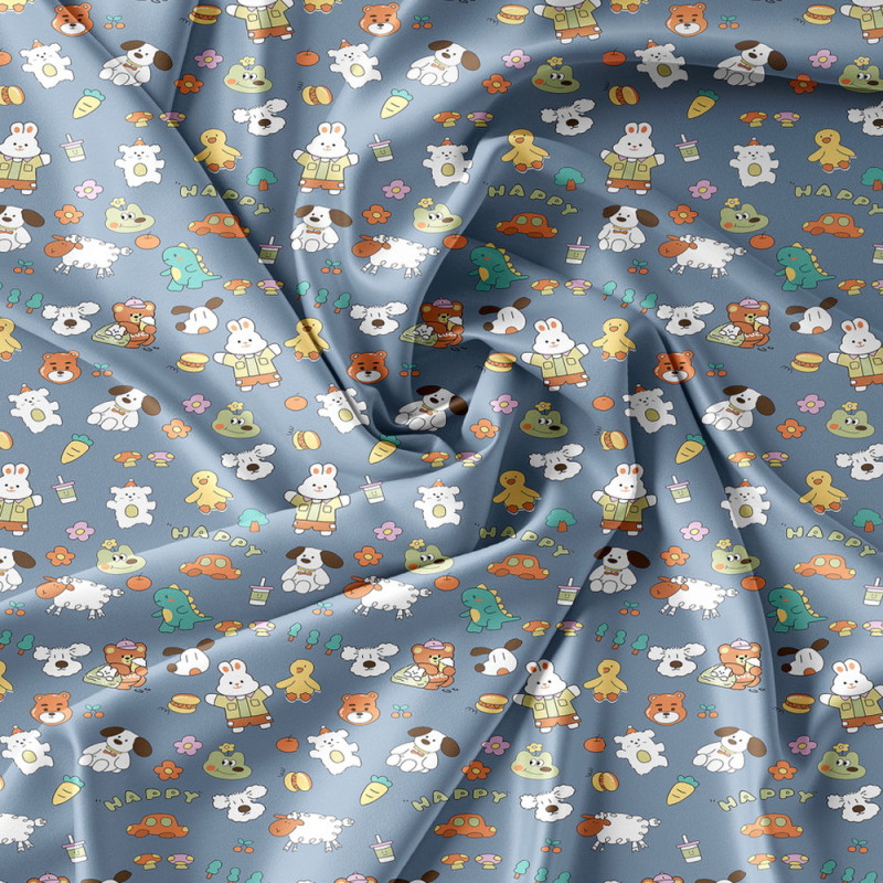 Pościel dla dzieci 140x200 bawełna satynowa Cotton World gruba 2 części 2520