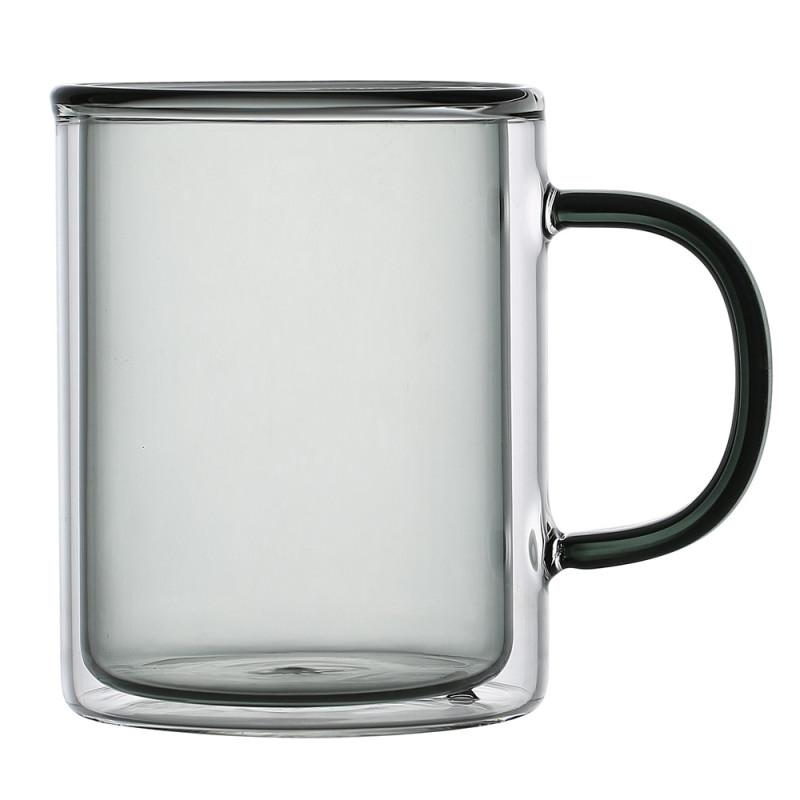 Szklanki termiczne z szarym wnętrzem 300 ml komplet 6 szt MGHOME