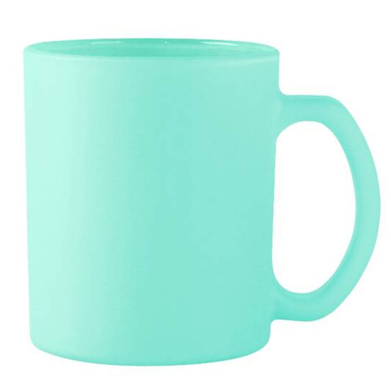 Kubki ceramiczne Glasmark Sonia 300 ml miętowy matowy zestaw 6 kubków