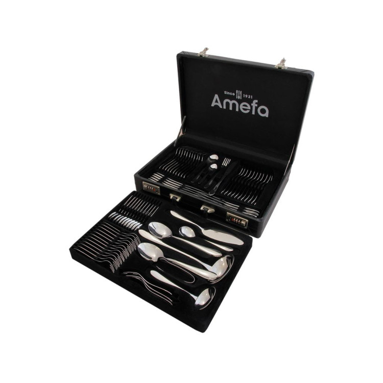 Sztućce Amefa Chopin 8420 w walizce zestaw 72 elem dla 12 osób Sztućce Amefa Chopin 8420 w walizce zestaw 72 elem dla 12 osób