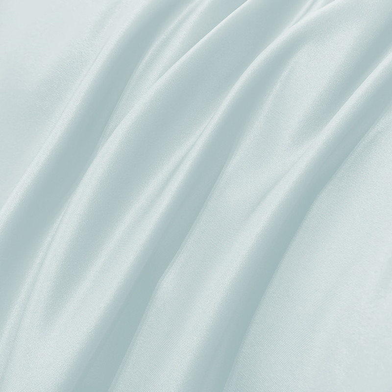 Pościel 200x220 luksusowa z falbanką w kratkę Cotton World gruba 3 części 2673 błękitna