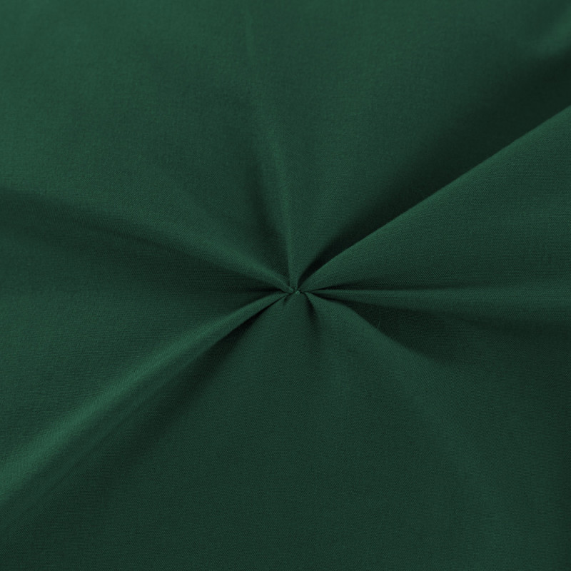 Pościel 200x220 luksusowa Cotton World gruba 3 części 2718 butelkowa zieleń