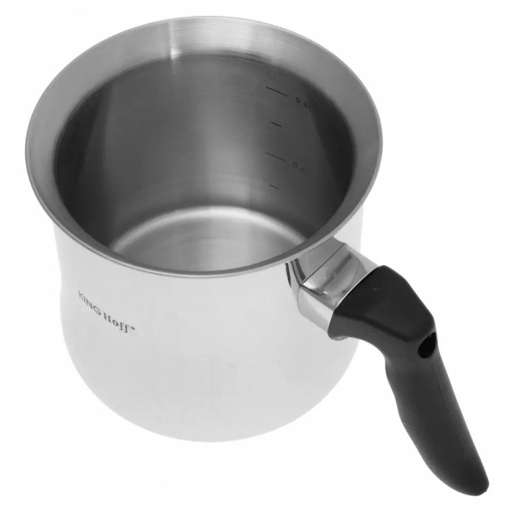 Garnek do mleka 1.5 L z podwójnymi ściankami tygielek z pokrywką Kinghoff KH 3111
