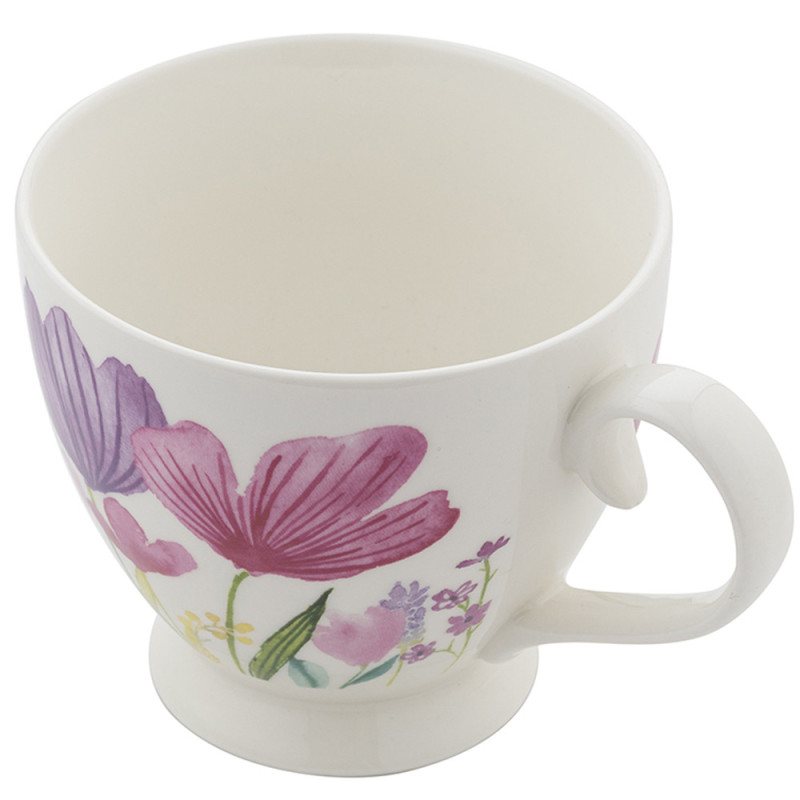 Kubek na nóżce 440 ml fliiżanka porcelanowa Florina Flores