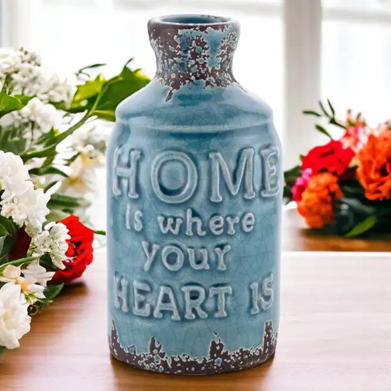 Wazon ceramiczny 16 cm niebieski  Florina Home 9W 1016