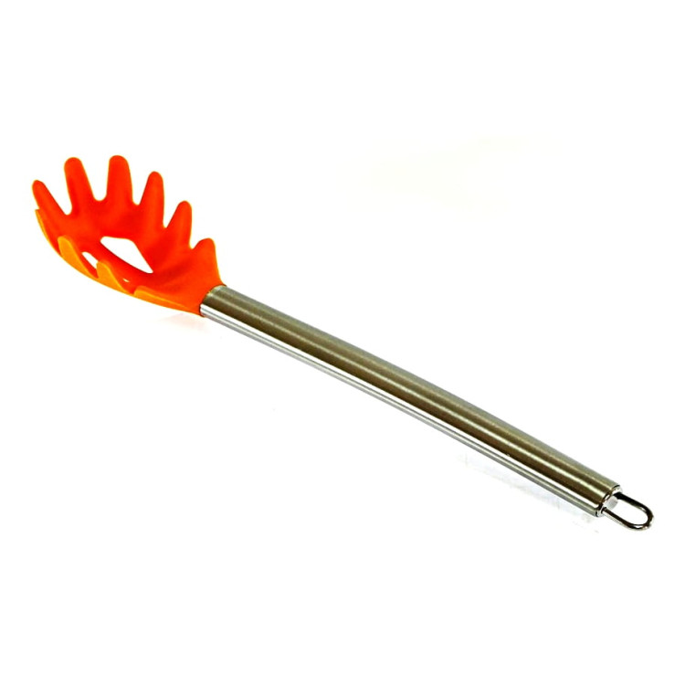 Łyżka silikonowa Tiross TS 1423 metalowa do makaronu mięsa