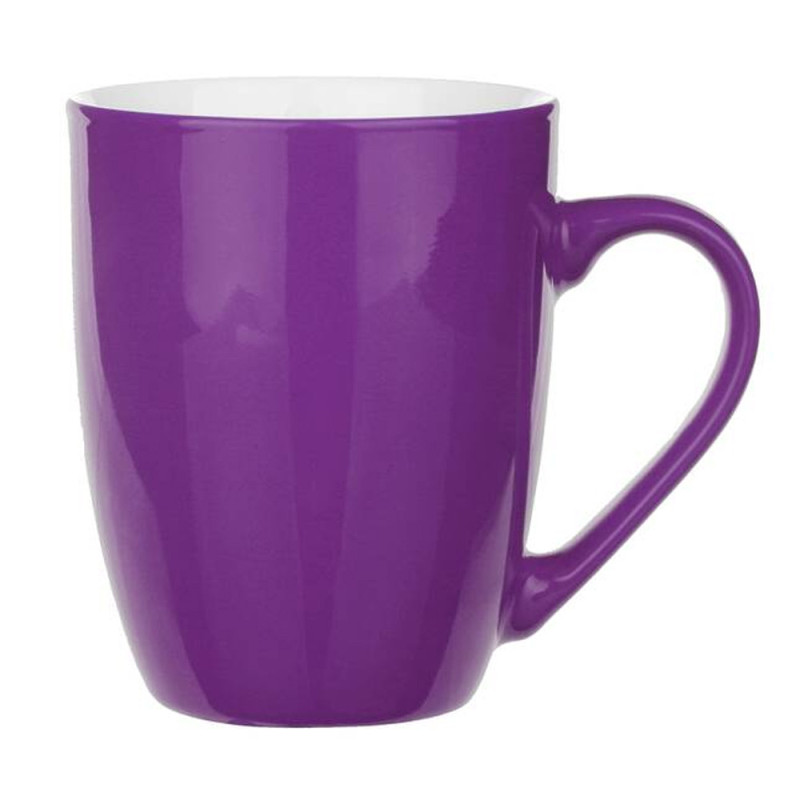 Kubki ceramiczne 300 ml zestaw 6 sztuk niebieski fiolet Bruno Glasmark