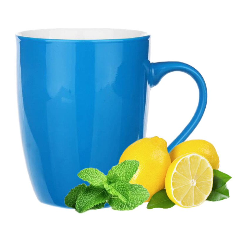 Kubki ceramiczne 300 ml zestaw 6 sztuk niebieski fiolet Bruno Glasmark